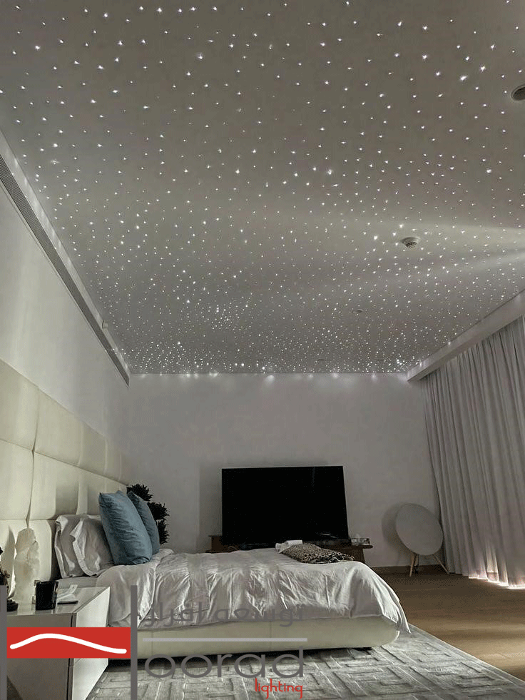 نورپردازی در سقف کشسان