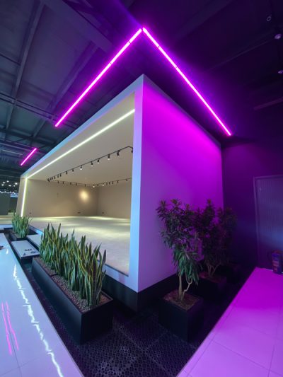 چراغ خطی در شوروم