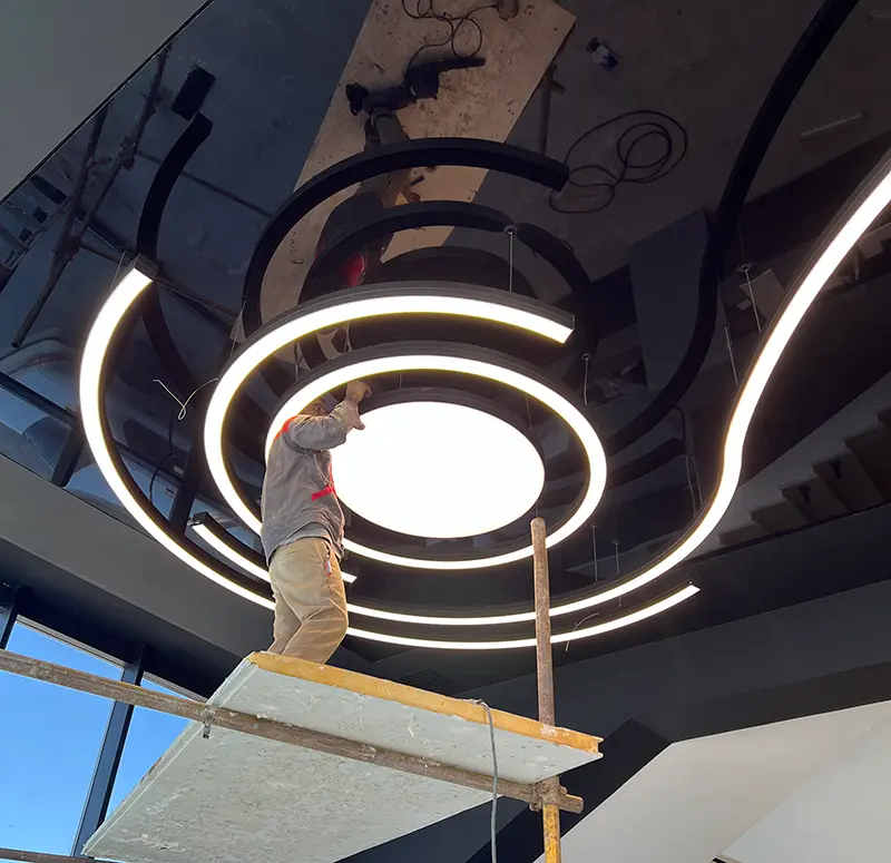 نورپردازی لابی شرکت داروسازی